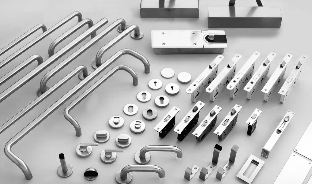 Assortment of architectural hardware